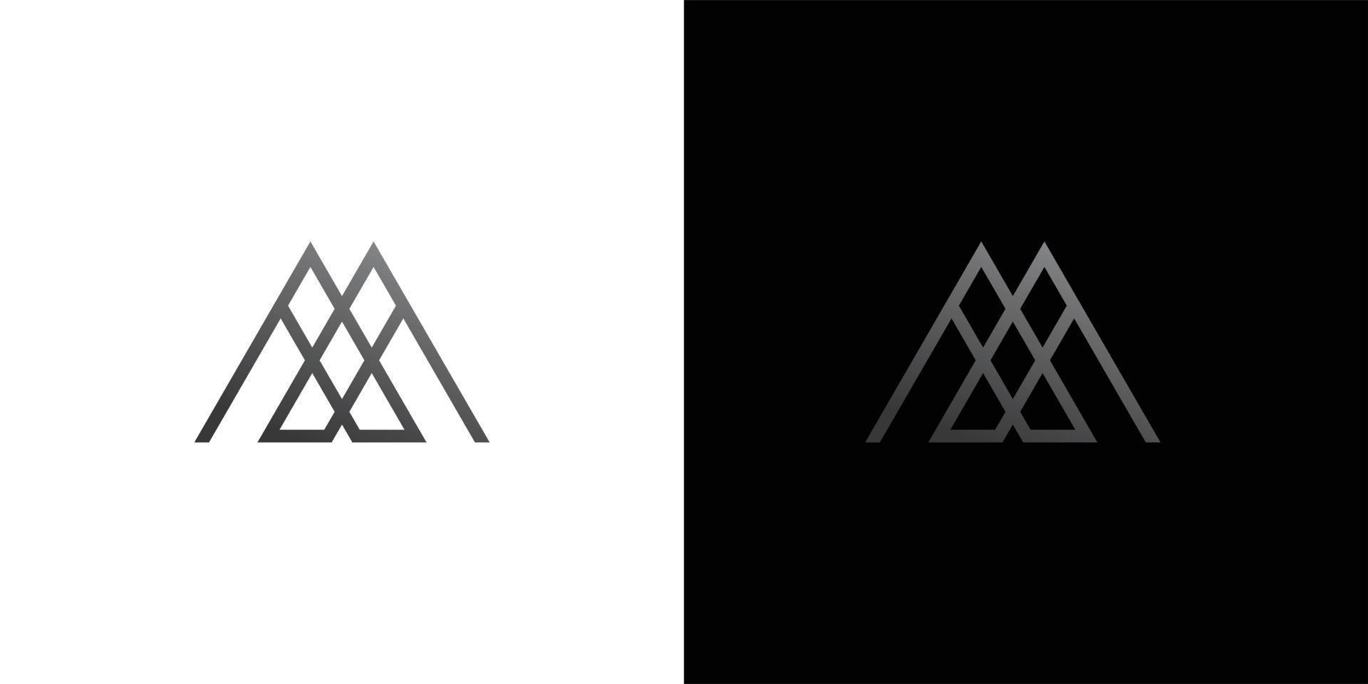 Modern and elegant letter M initials Logo design vector