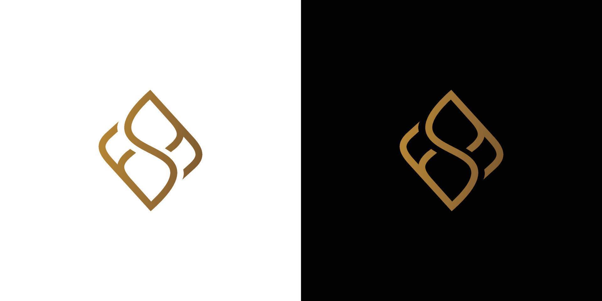 elegant and professional FF logo design for law firm vector