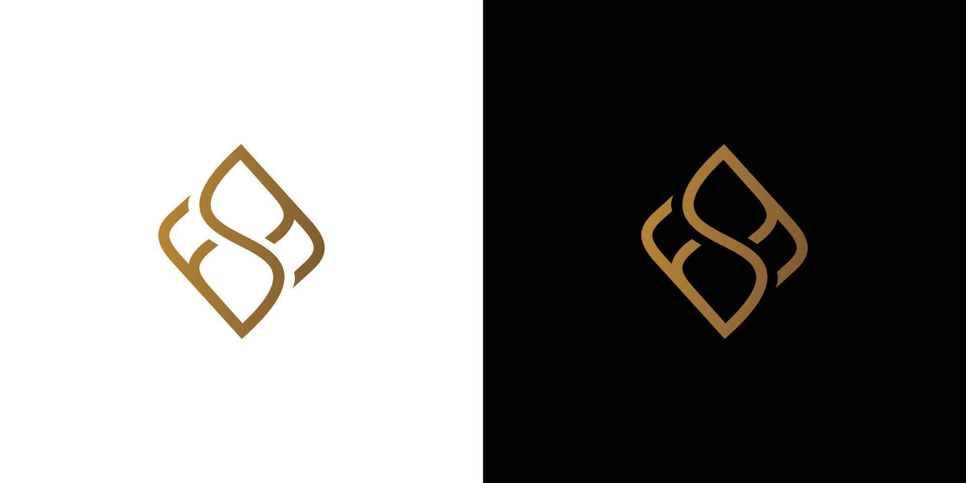 elegant and professional FF logo design for law firm vector