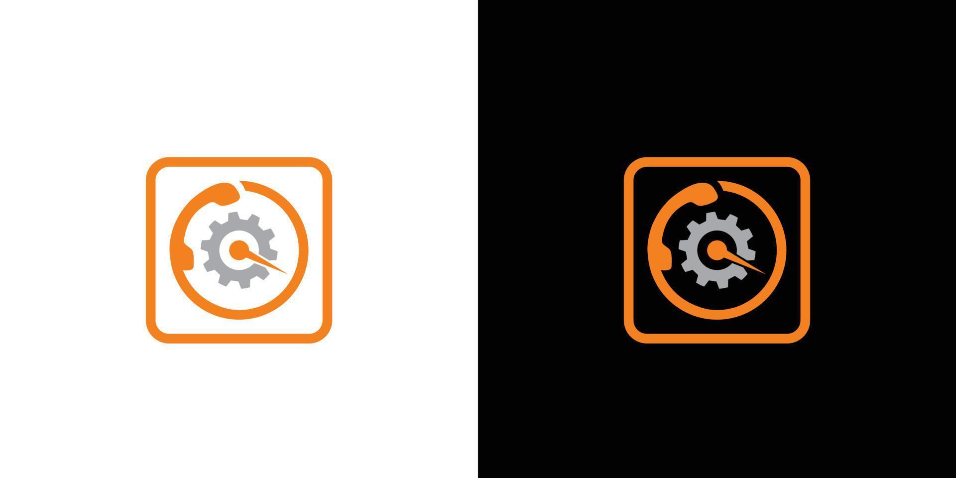 Modern and professional trade union communication logo design vector