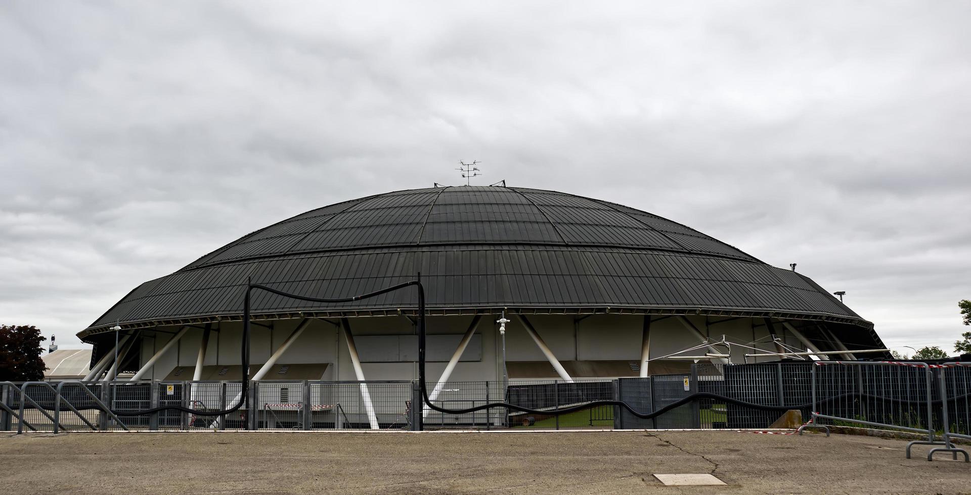 Bologna, Italy, 2021 - Unipol Arena of Bologna is one of the largest indoor sports and concerts facilities in Italy. photo