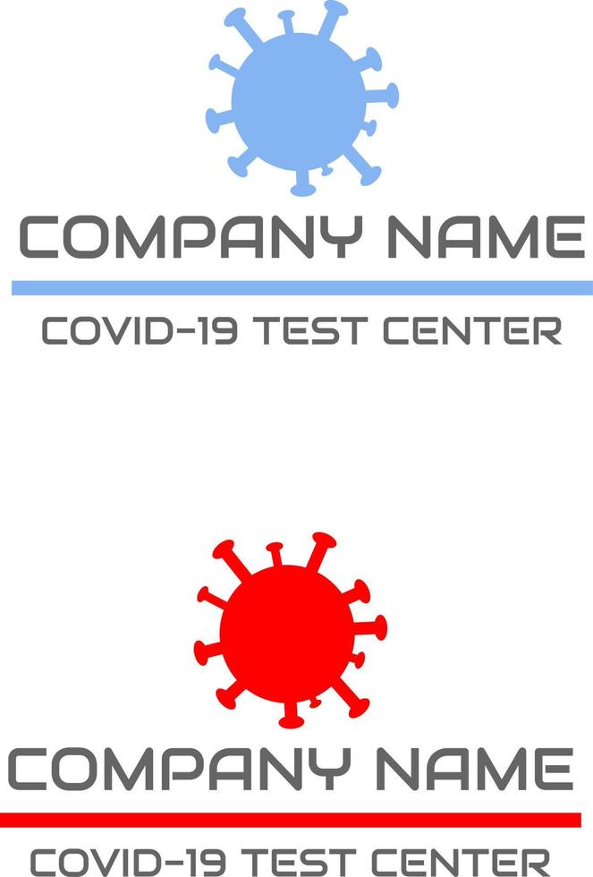 Covid19 test center vector