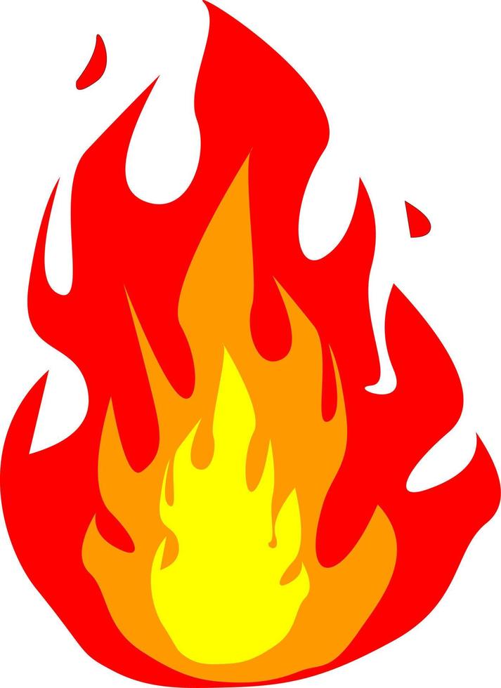 Fire element logo symbol vector