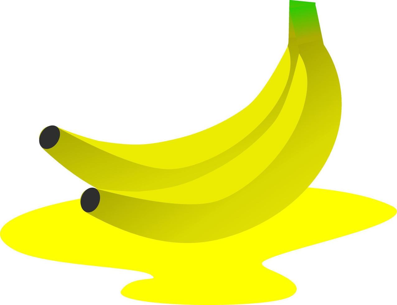 Fresh banana fruit vector