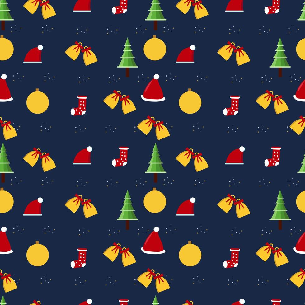 illustration vector graphic design seamless pattern merry christmas,