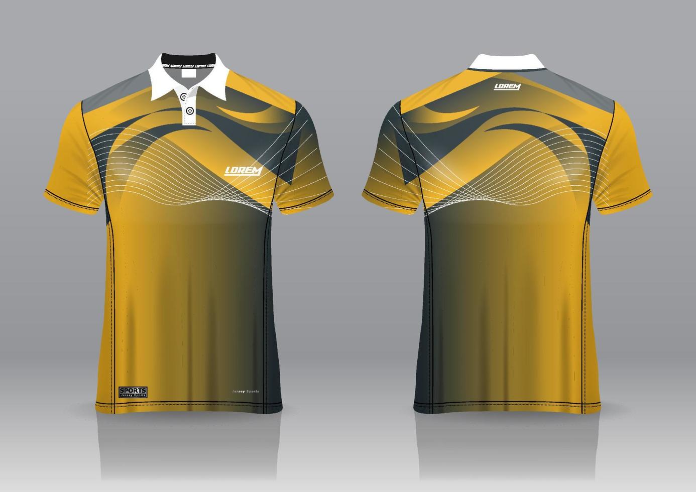 polo shirt uniform design can be used for badminton golf in