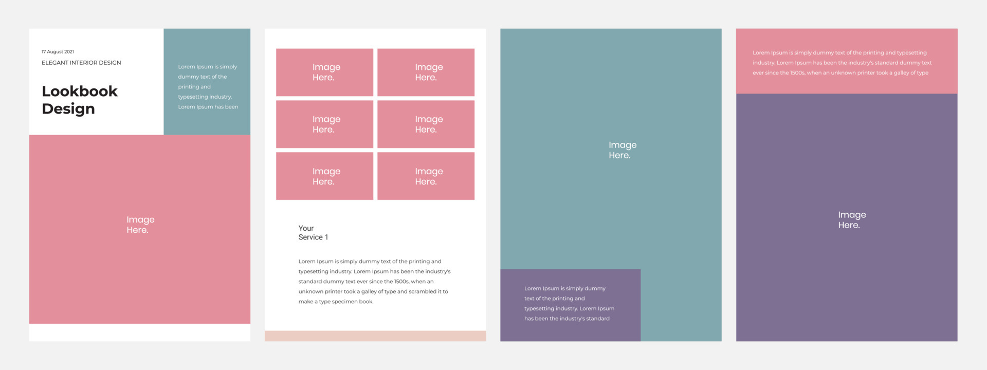 Modern brochure design template, suitable for marketing tool and ...