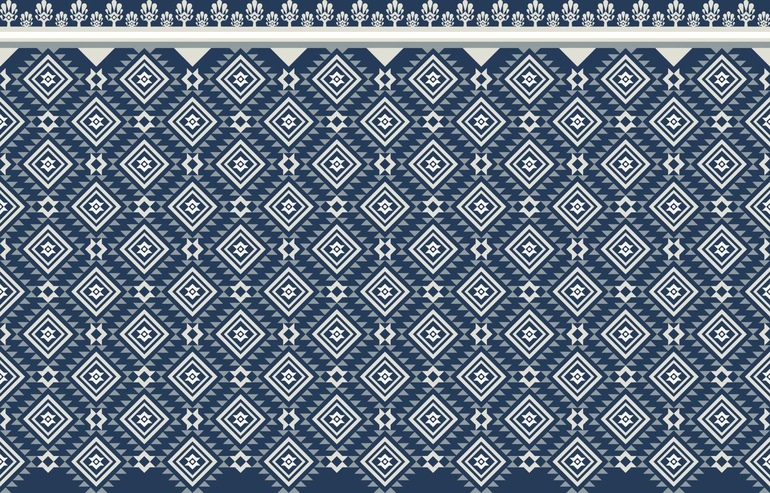 Pattern Ethnic fabric texture Geometric Vector Aztec oriental illustration retro ceramic tile