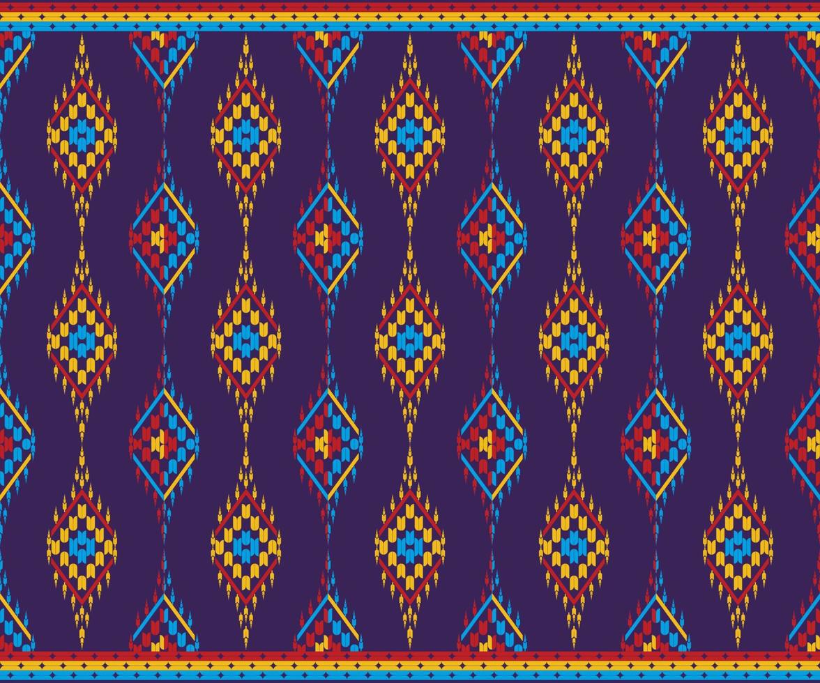 Pattern Ethnic fabric texture Geometric Vector Aztec oriental illustration retro ceramic tile