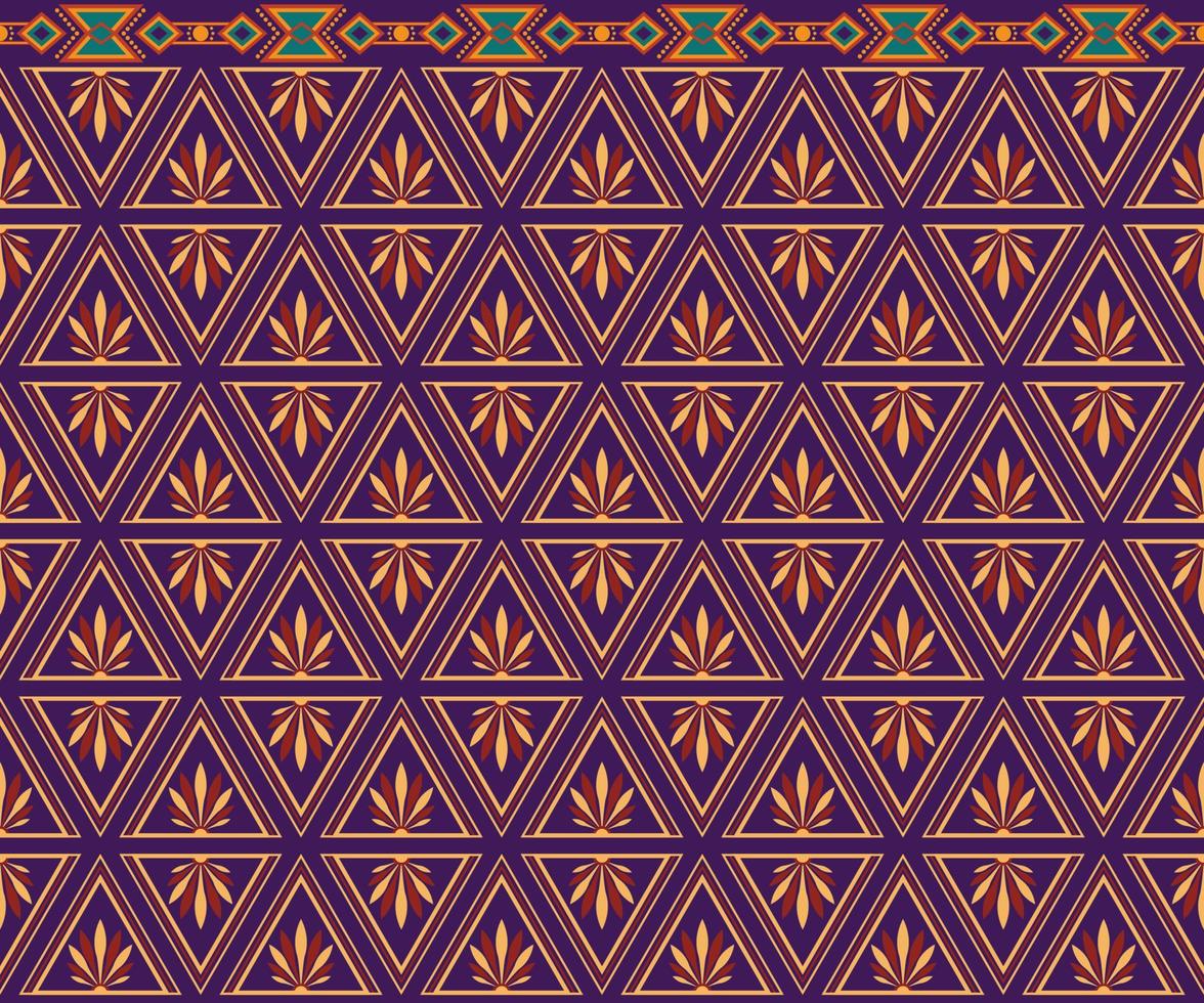 Pattern Ethnic fabric texture Geometric Vector Aztec oriental illustration retro ceramic tile