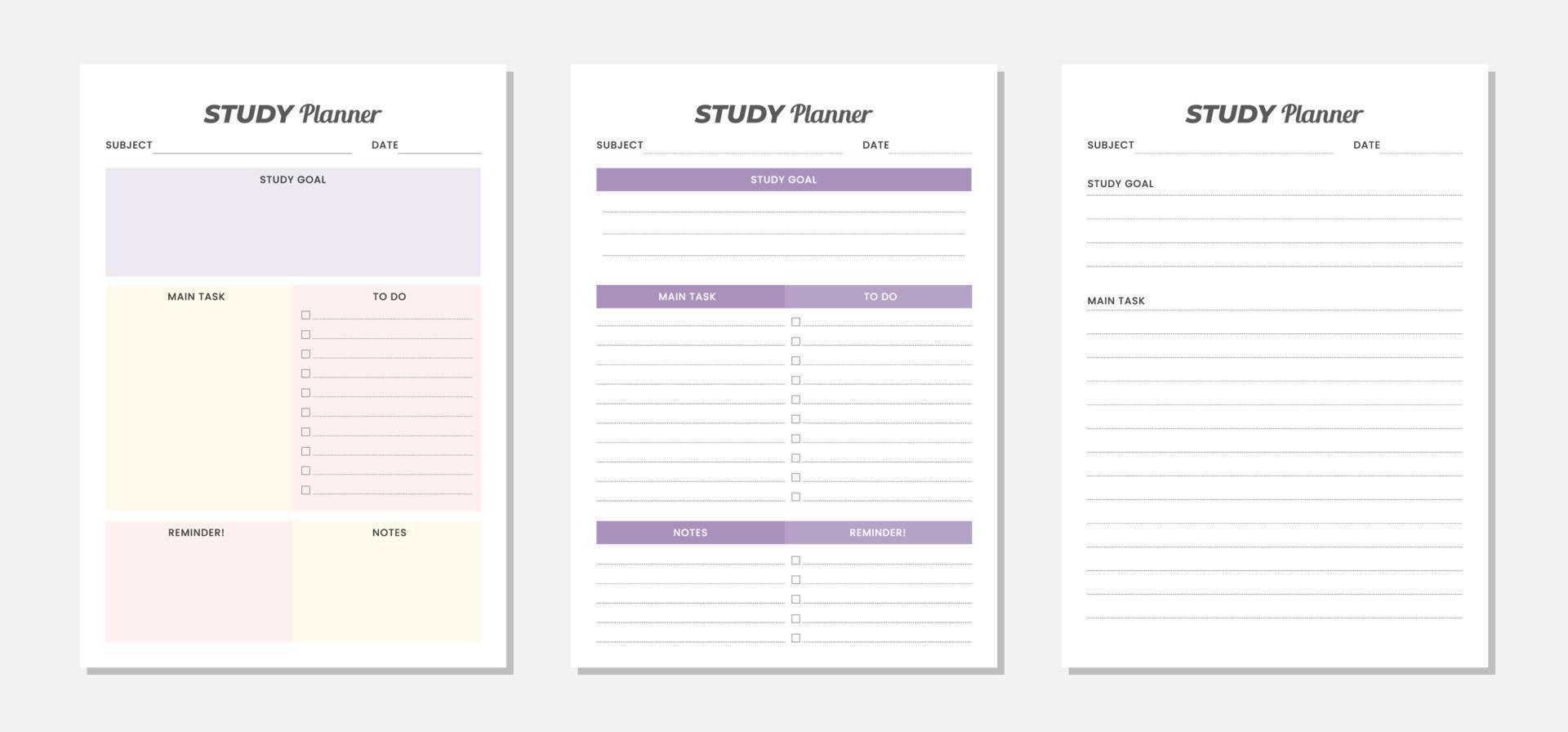 Group project planner interior. Student's group project organizer and  information tracker template. Interior of a notebook. Study purpose group  project planner and task tracker interior. 7731470 Vector Art at Vecteezy