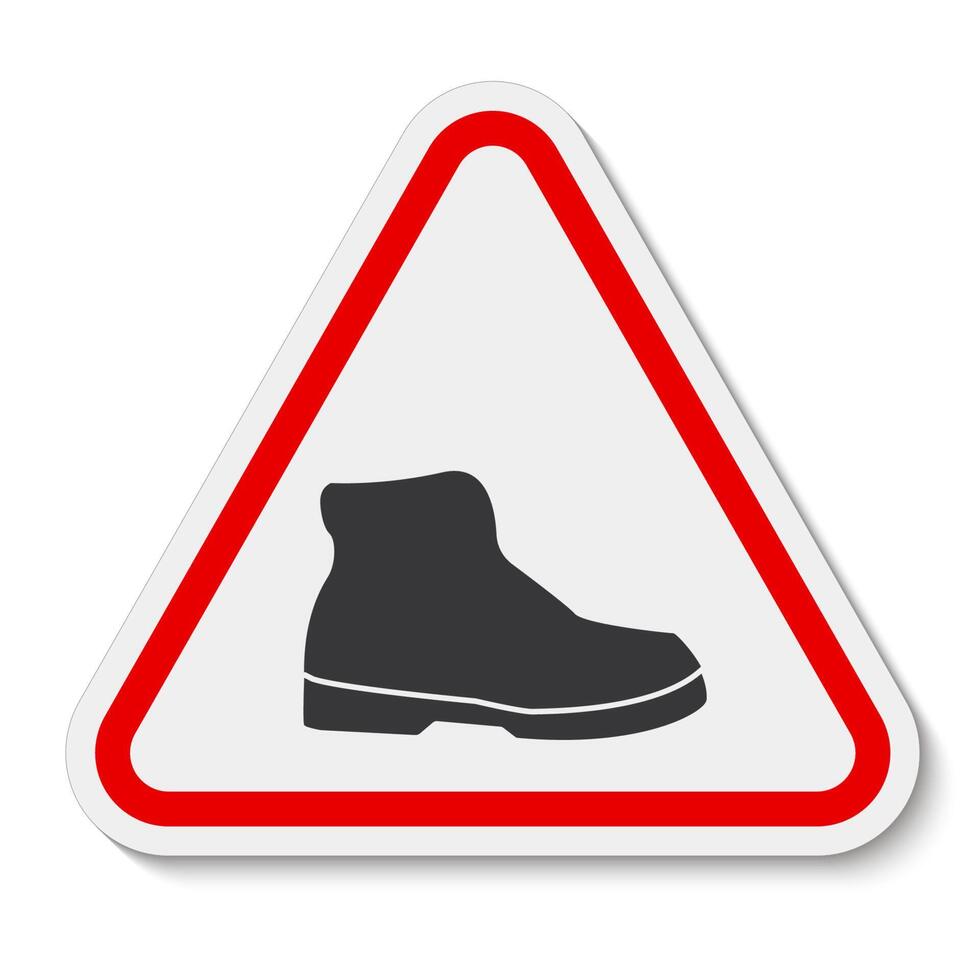 Please take off your outdoor shoes or do not enter with boots vector