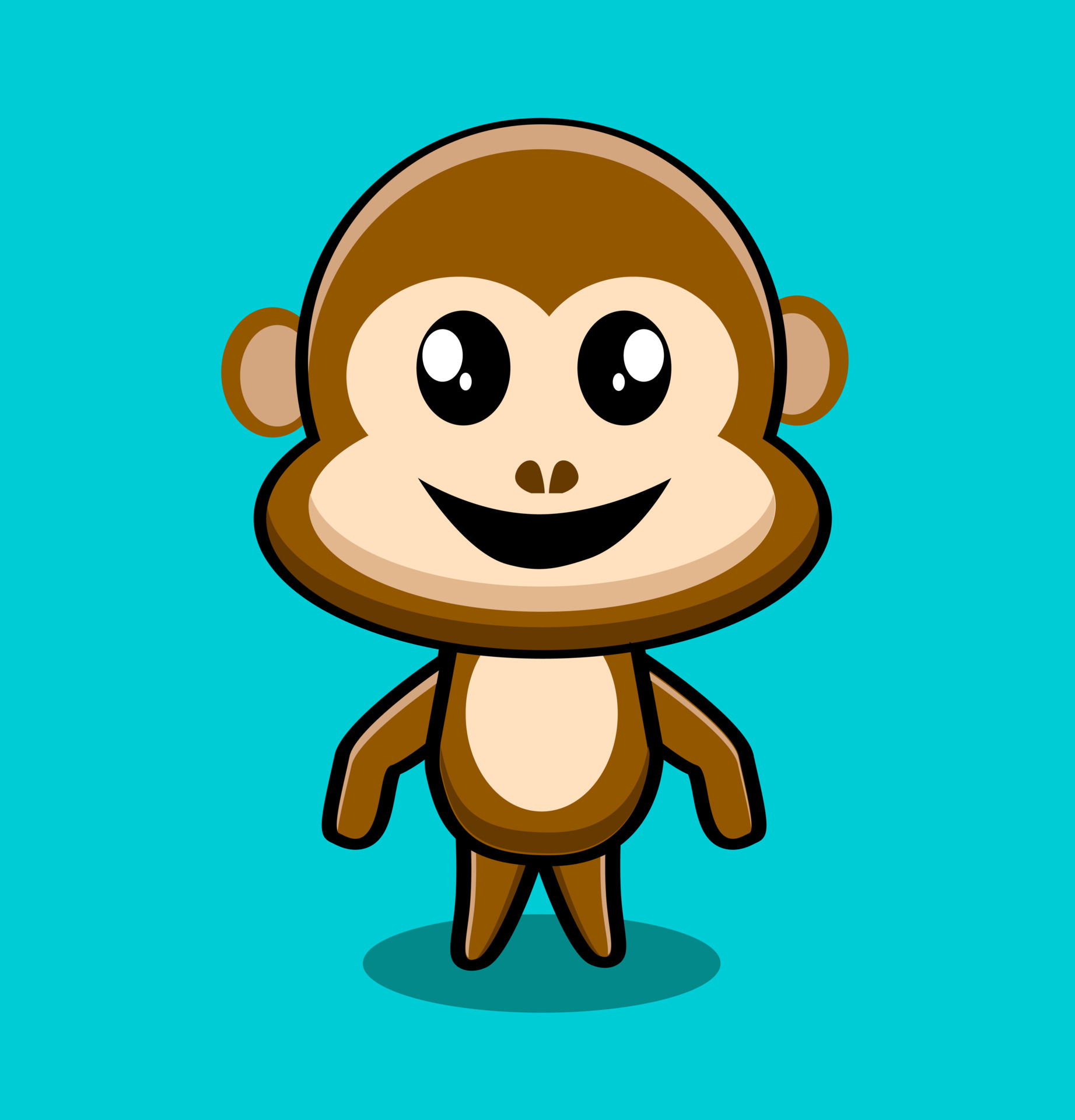 monkey cartoon character 4895831 Vector Art at Vecteezy monkey cartoon character 4895831 Vector Art at Vecteezy