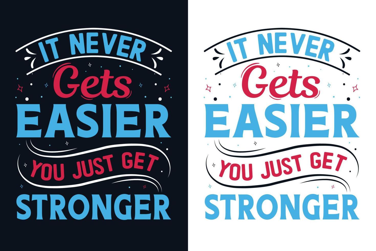 diseño de tipografía de citas motivacionales vector