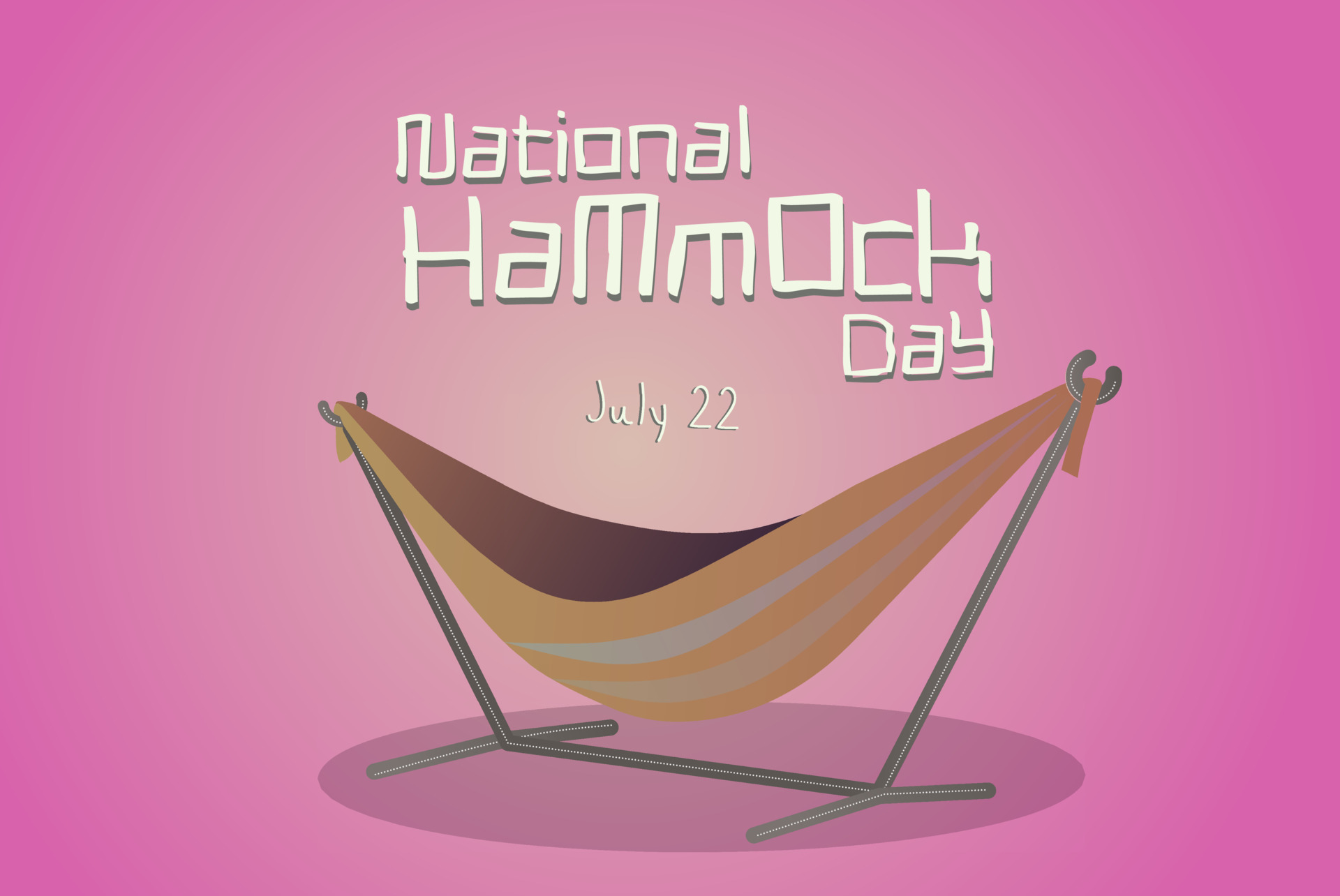 national hammock day vector illustration 4896027 Vector Art at Vecteezy