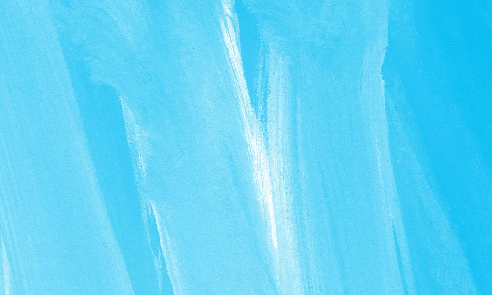 Gouache hand drawn with precess blue color photo