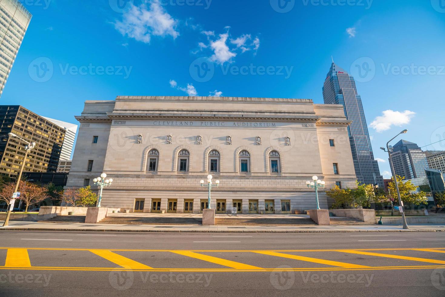 View of downtown Cleveland photo