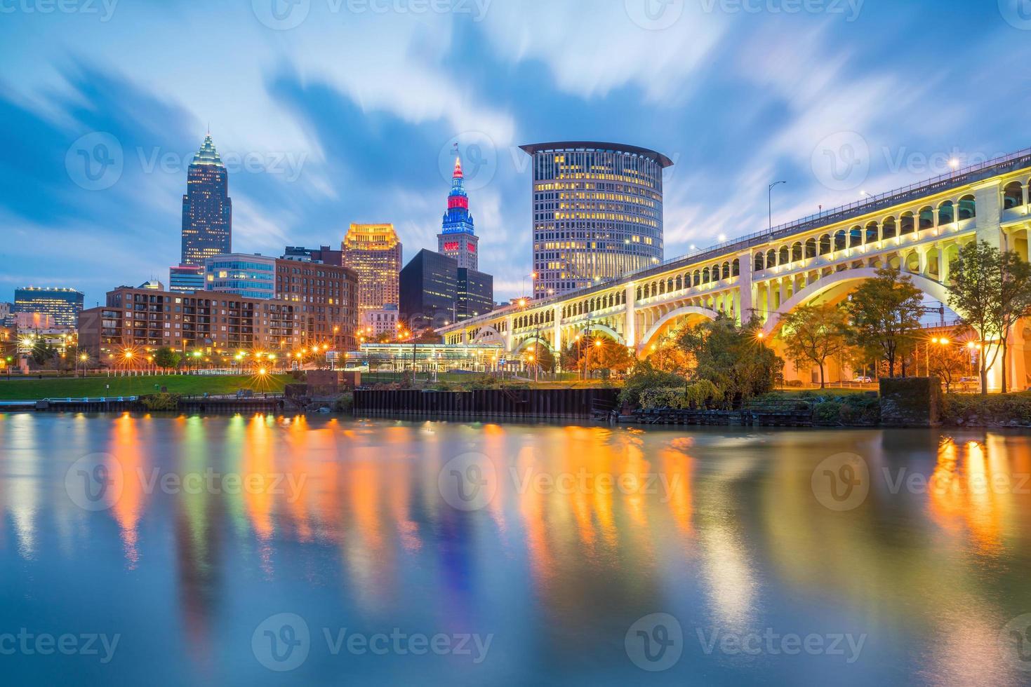 View of downtown Cleveland photo