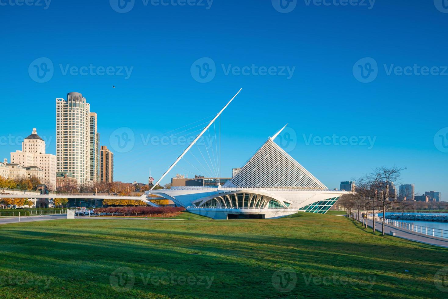 Milwaukee skyline in USA photo