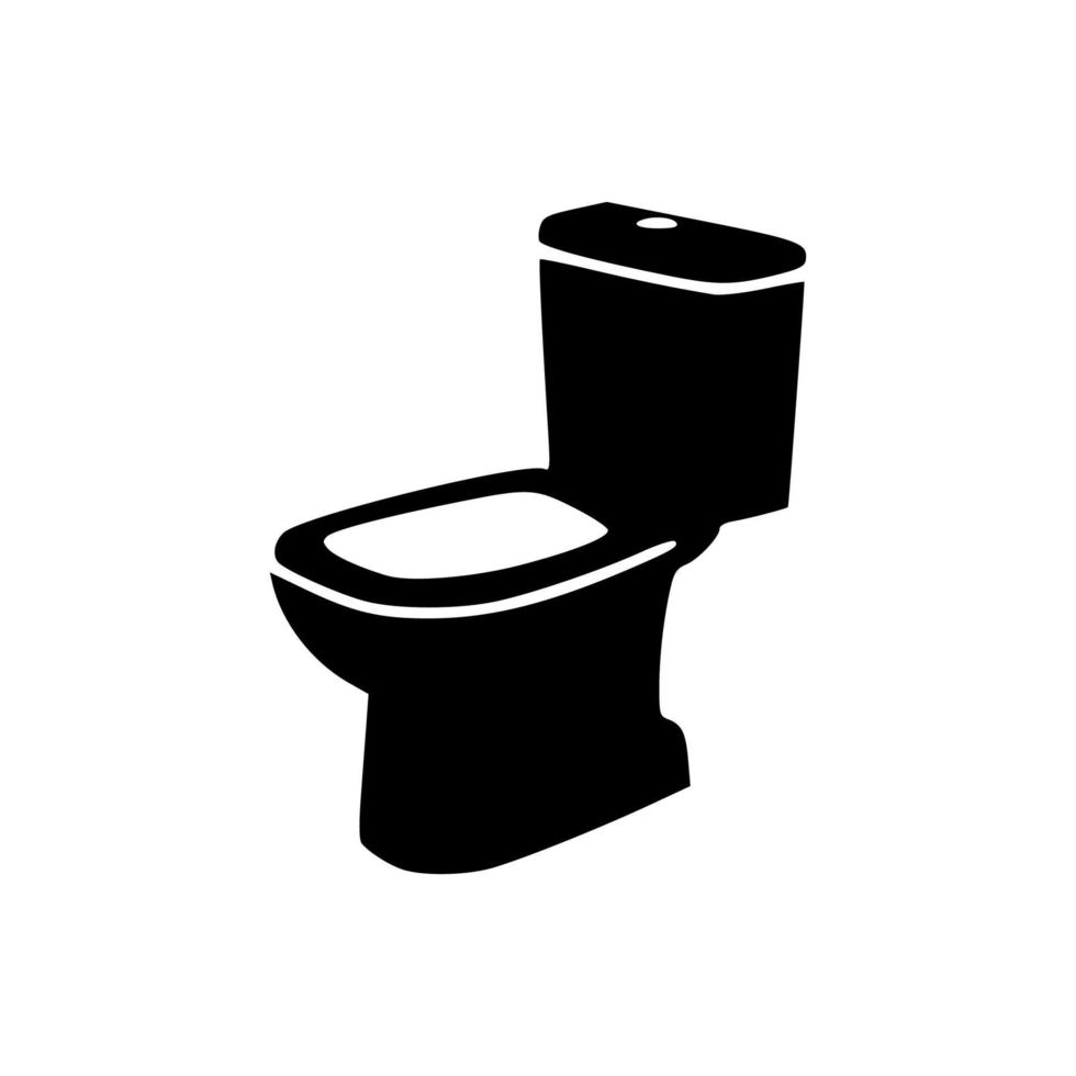 Toilet vector icon simple design