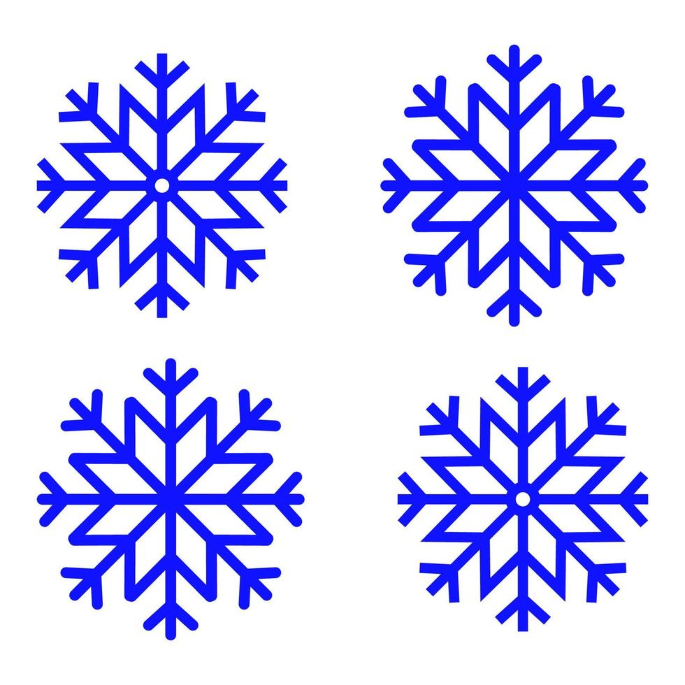 Snowflake icon. snow icon isolated on white background. Symbol of winter, frozen, Christmas, New Year holiday. vector
