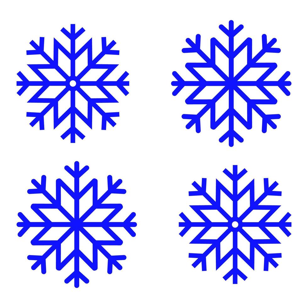 Snowflake icon. snow icon isolated on white background. Symbol of winter, frozen, Christmas, New Year holiday. vector