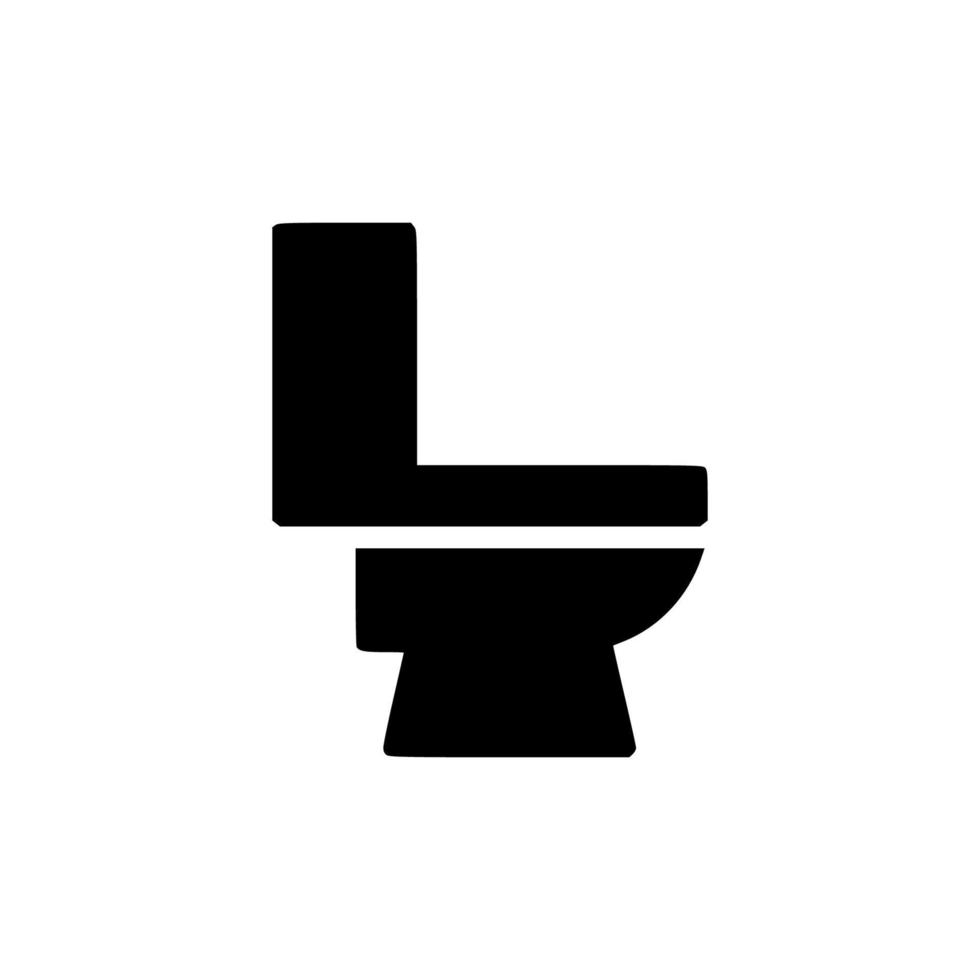 Toilet vector icon simple design