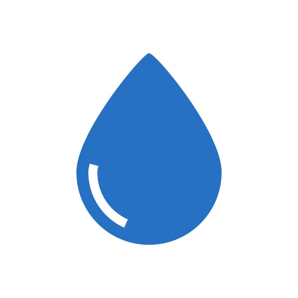 water icon, flat vector illustration. design EPS 10