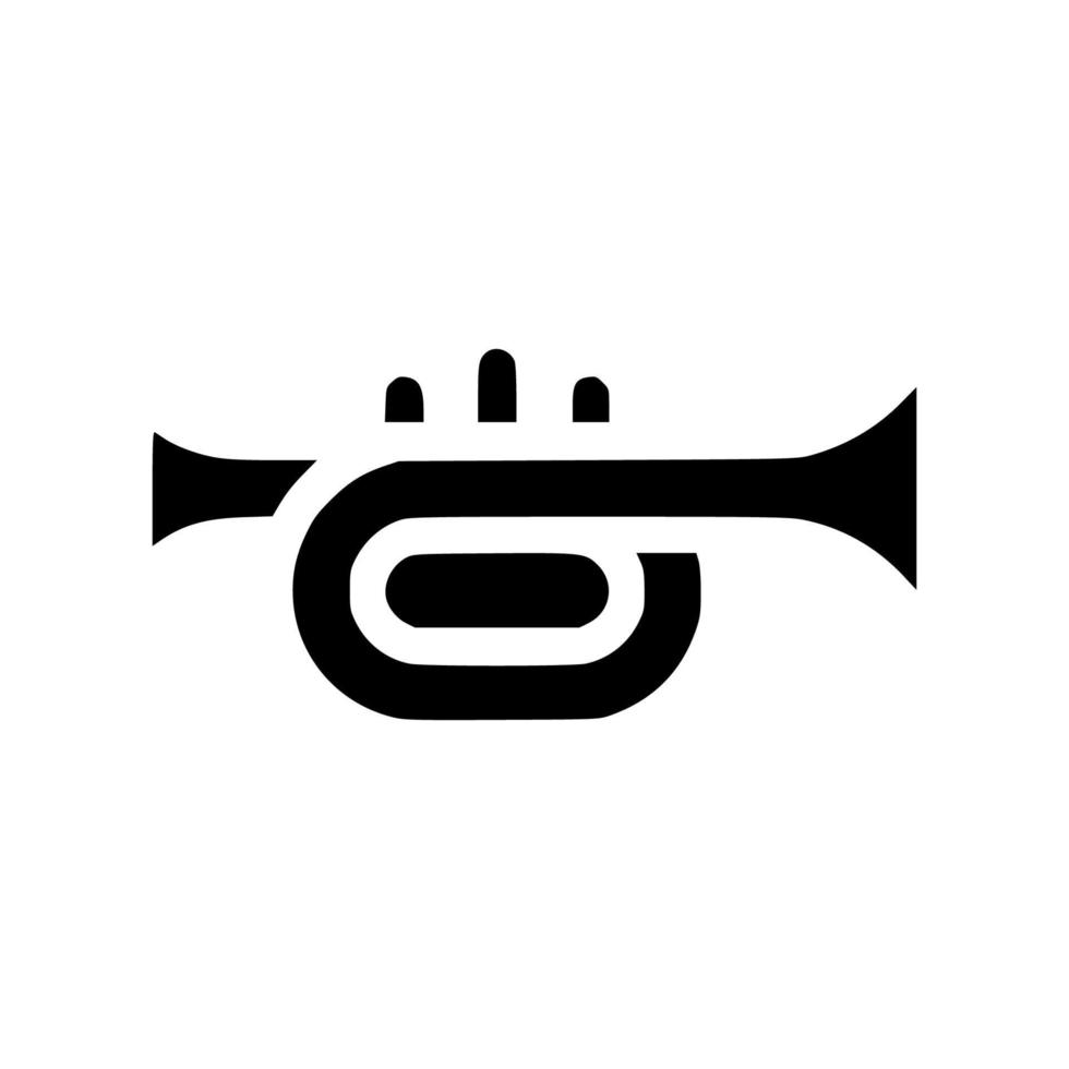 trumpet icon design vector