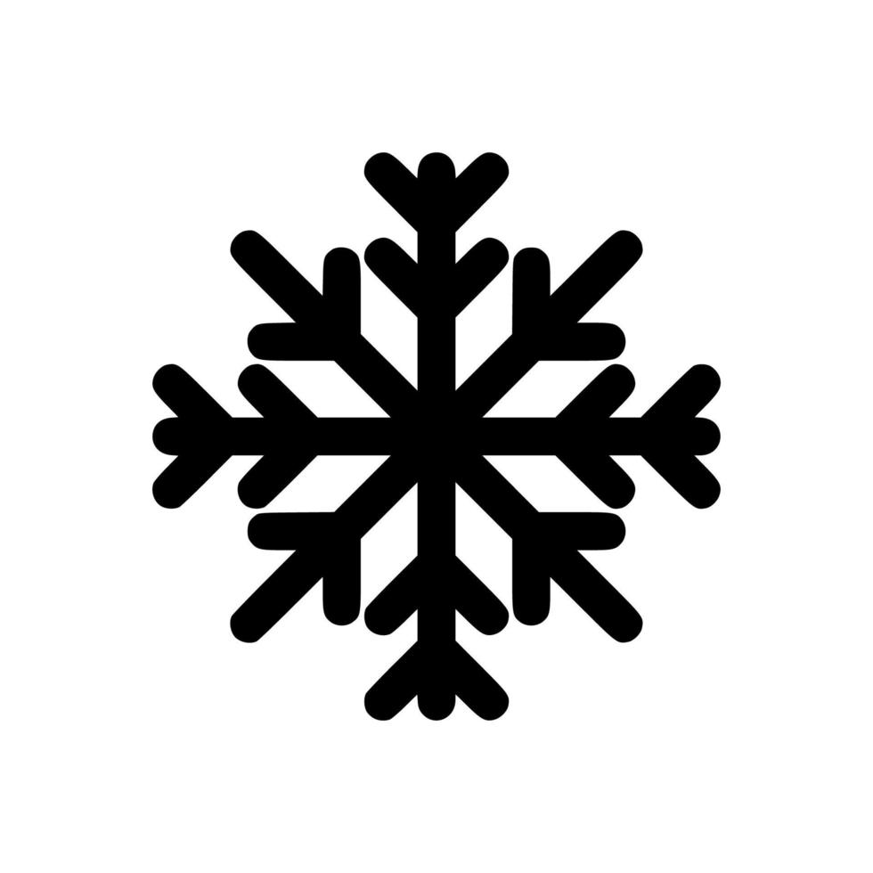 Snowflake icon vector illustration design