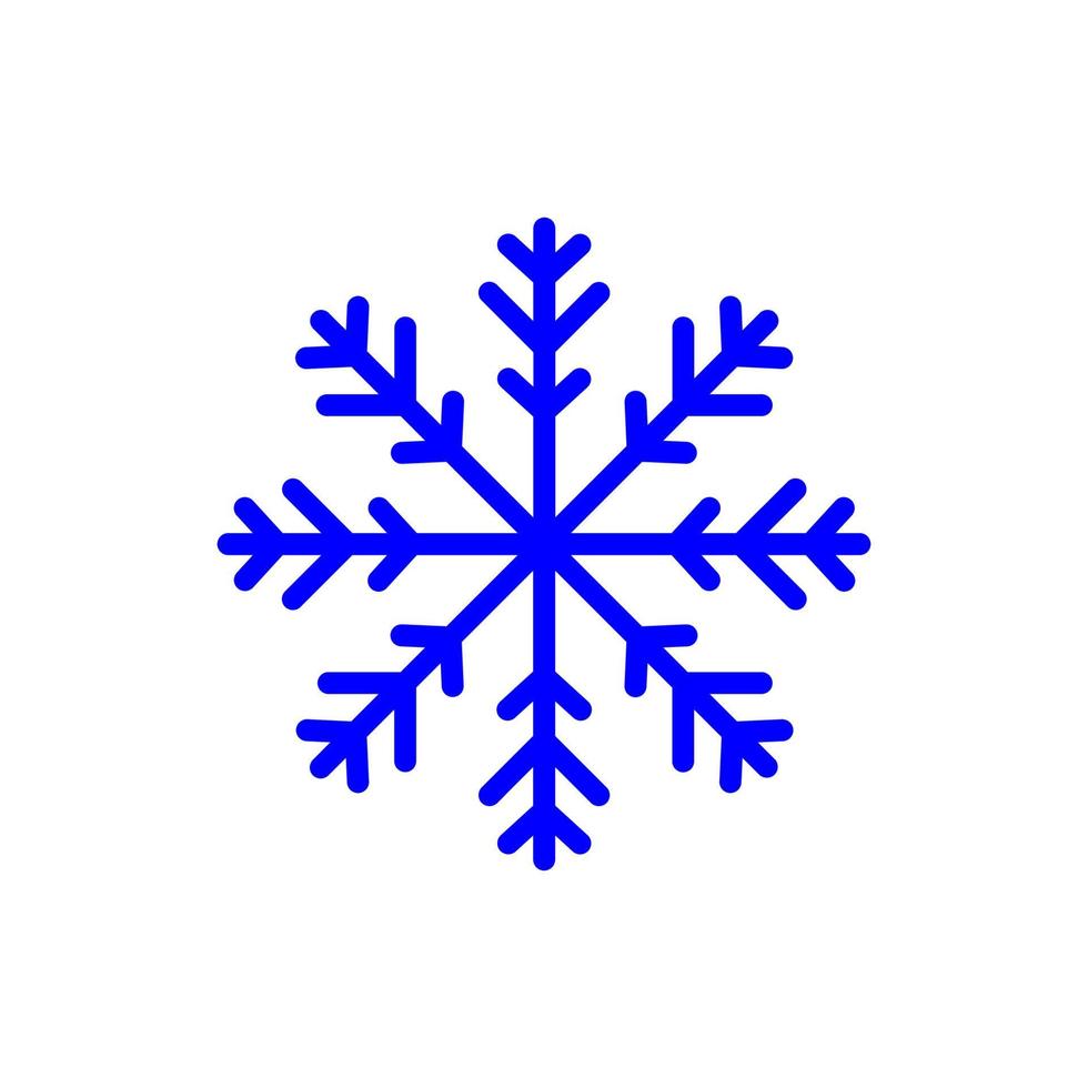 icono de nieve diseño simple perfecto para todos los proyectos vector