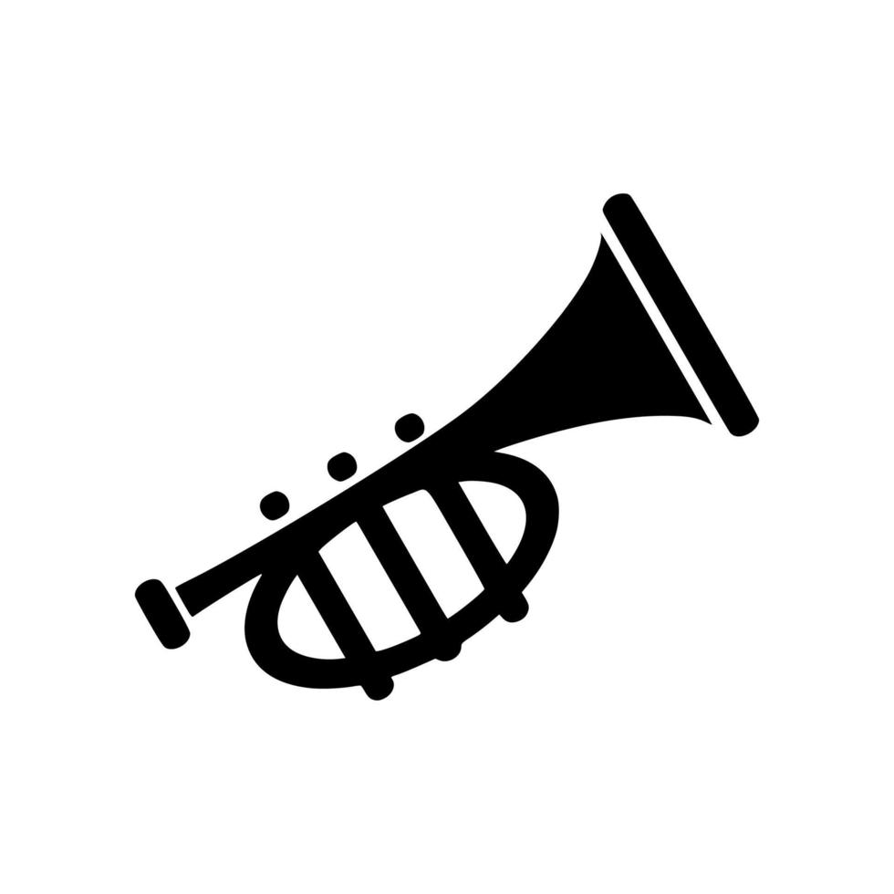 trumpet icon design vector