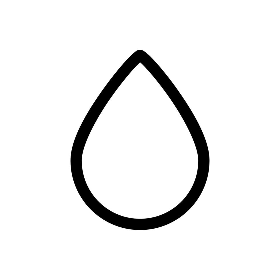 icono de agua, ilustración vectorial plana. diseño eps 10 vector