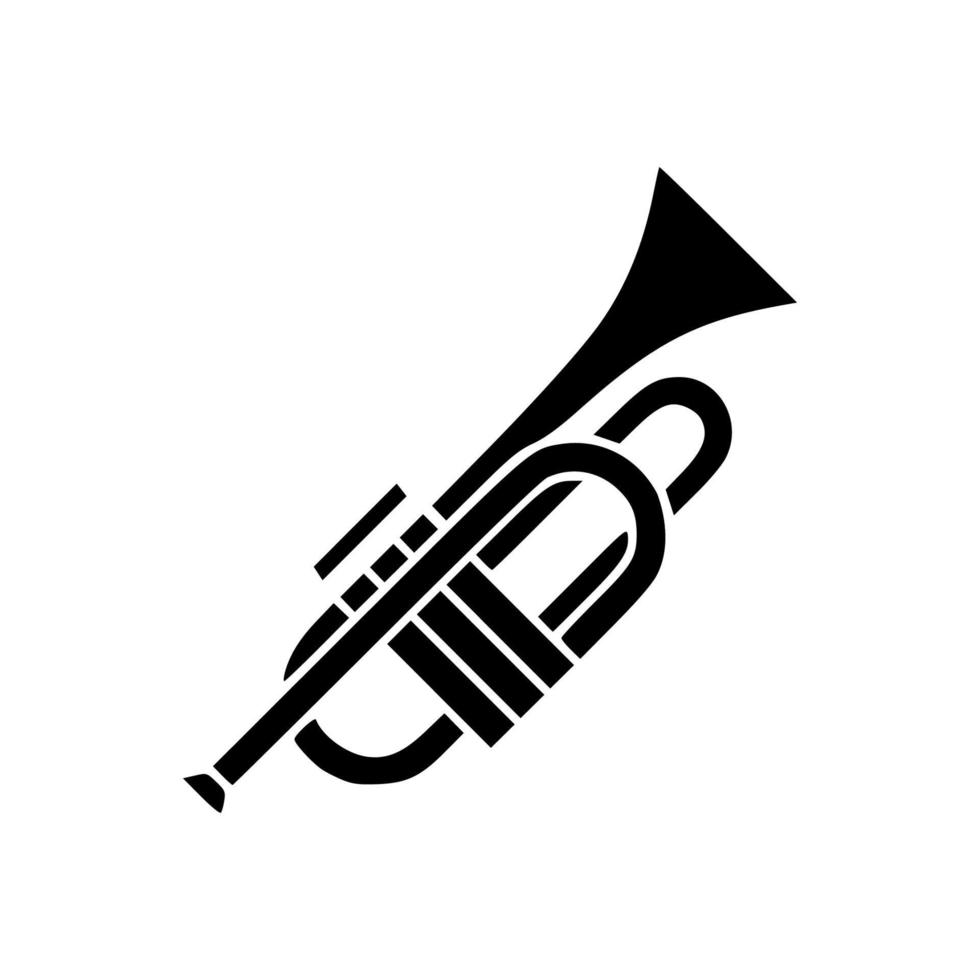 trumpet icon design vector