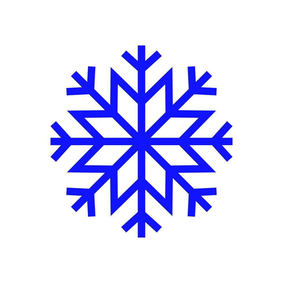 Snowflake icon. snow icon isolated on white background. Symbol of winter, frozen, Christmas, New Year holiday. vector
