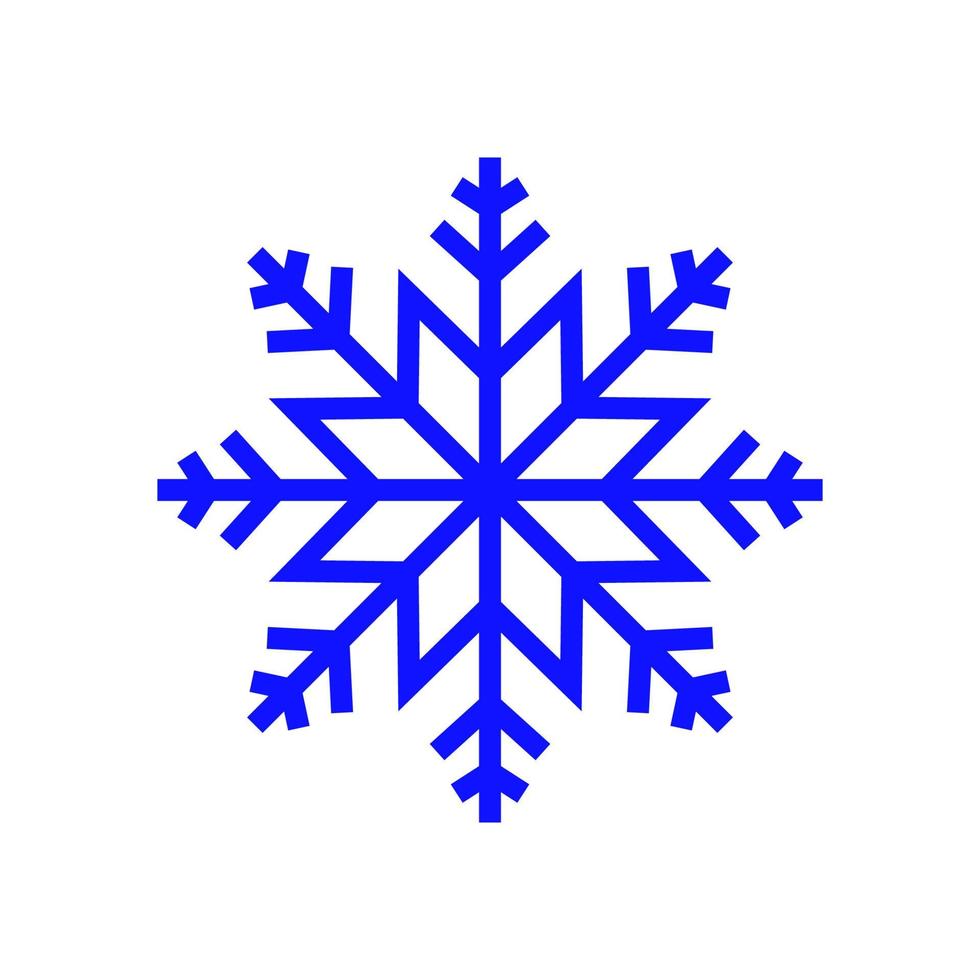 Snowflake icon. snow icon isolated on white background. Symbol of winter, frozen, Christmas, New Year holiday. vector