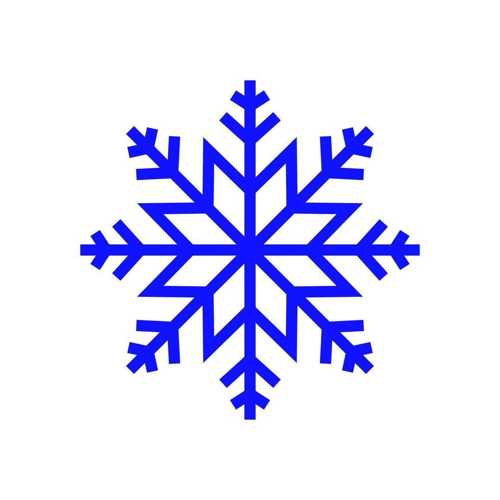 Snowflake icon. snow icon isolated on white background. Symbol of winter, frozen, Christmas, New Year holiday. vector