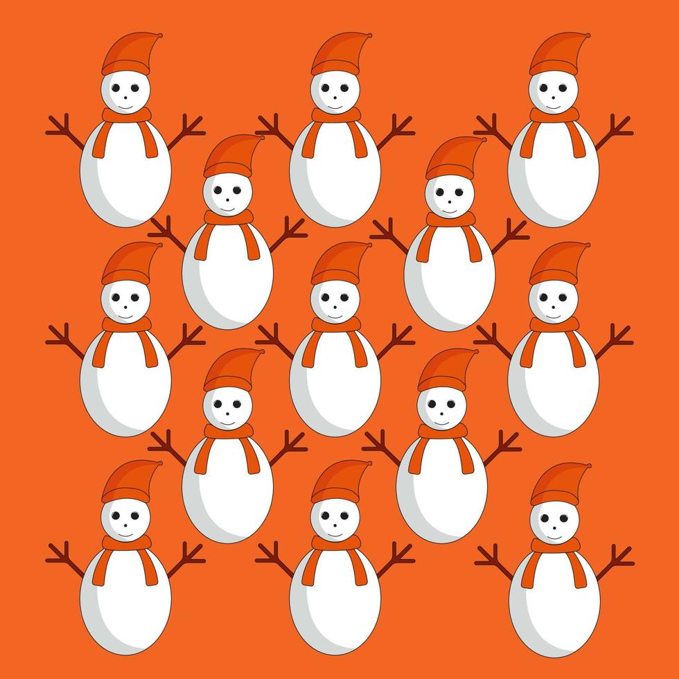 Christmas seamless pattern flat background vector