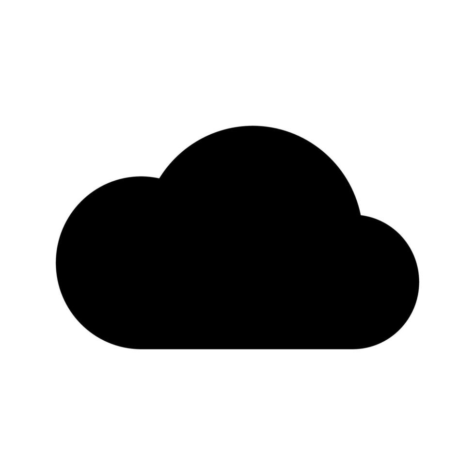 rain and cloud icon vector