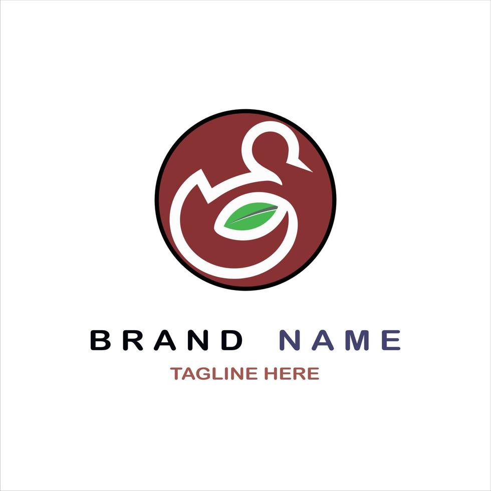 Duck logo for company or brand logo vector