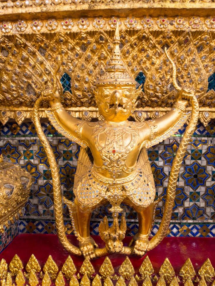 Demon Guardian in Wat Phra Kaew Grand Palace of Thailand. photo