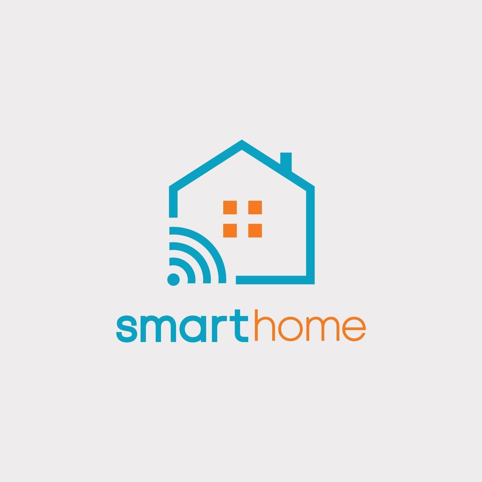 Smart Home logo vector