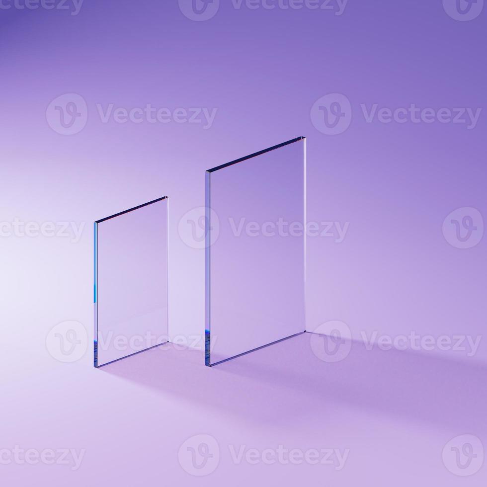 glass and caustics object, 3d render abstract background. photo