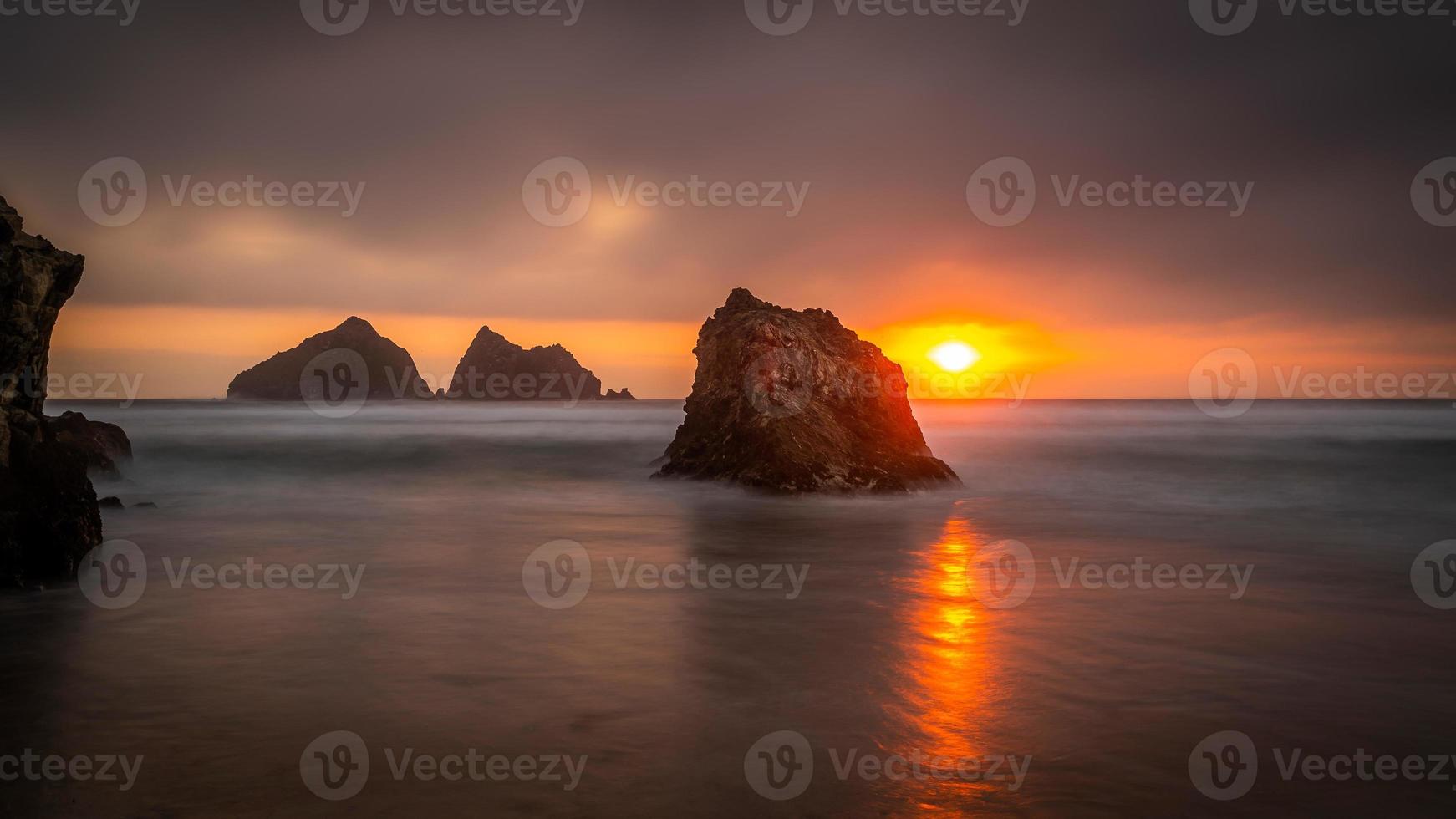 Holywell Beach Cornwall photo