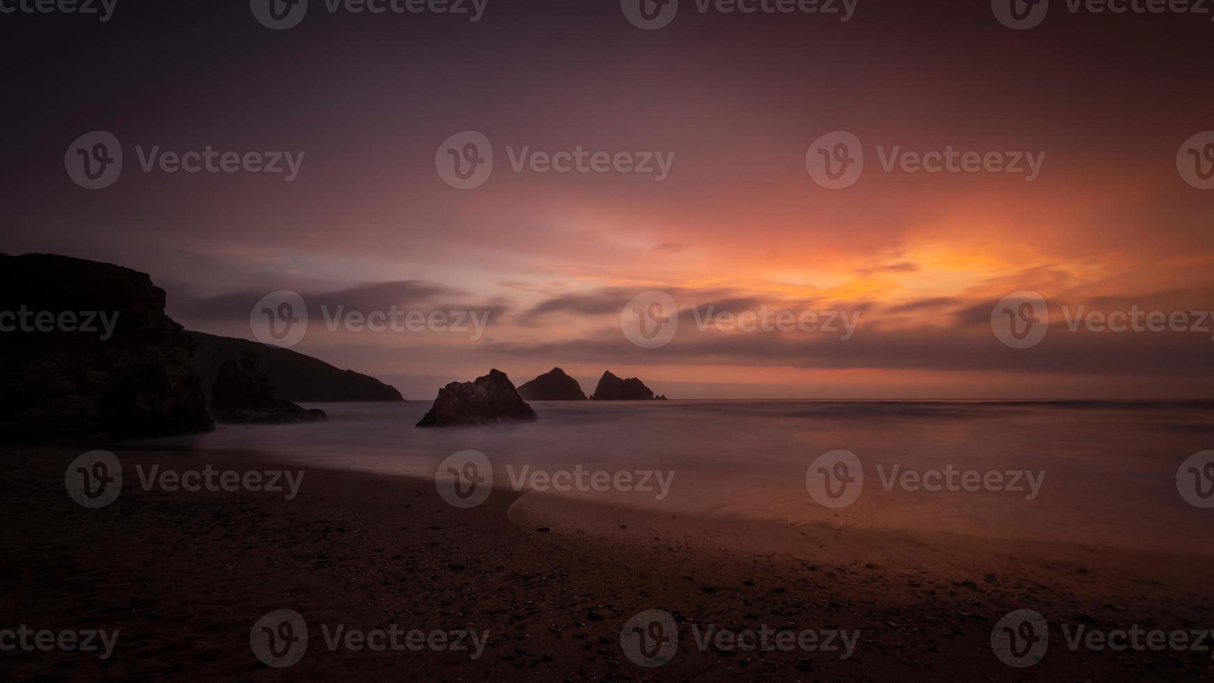 Holywell Beach Cornwall photo