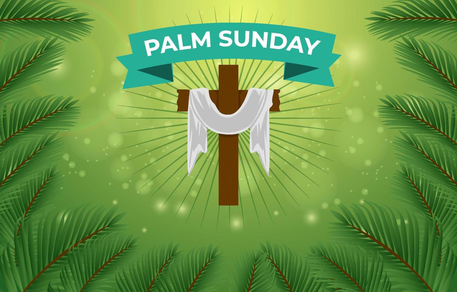 Palm Sunday Background vector