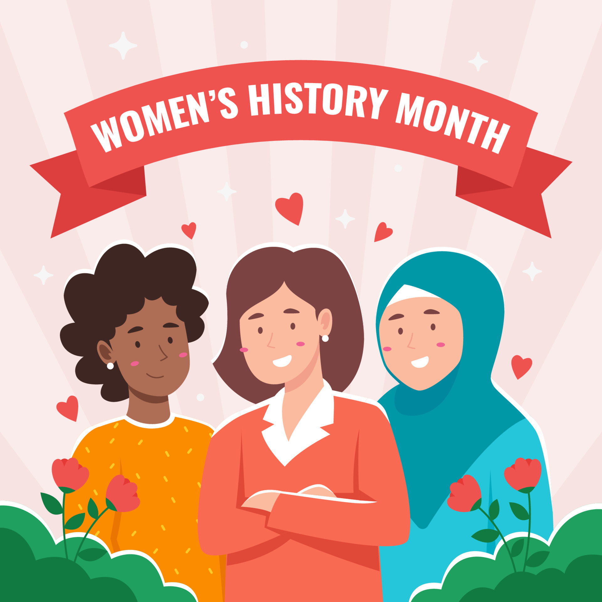 Women History Month Celebration 4901398 Vector Art at Vecteezy