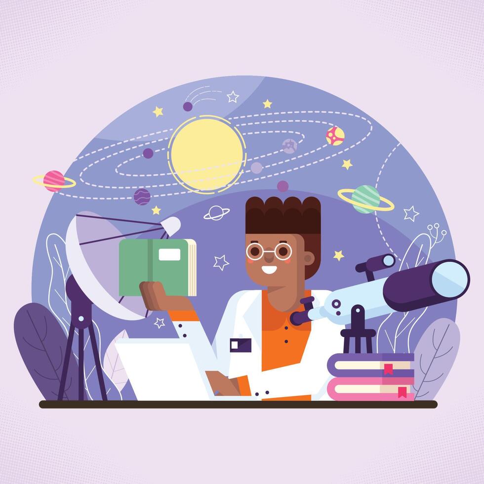 Science And Astronomical vector