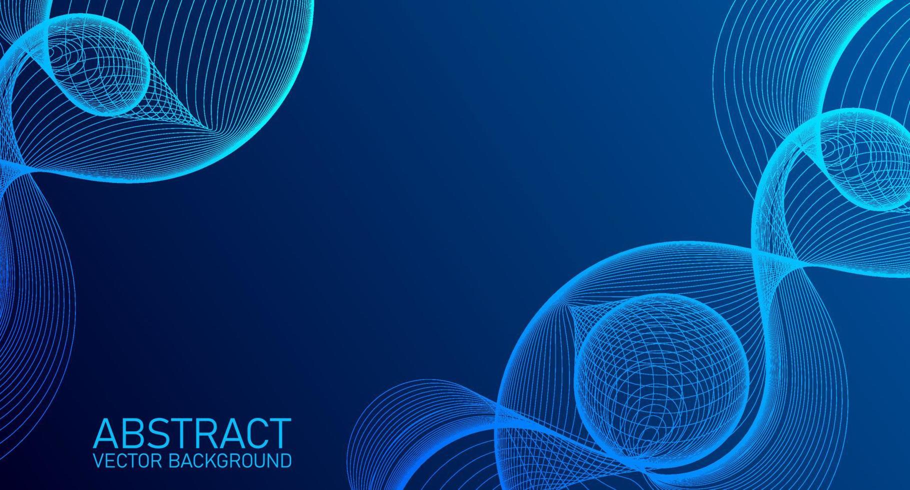 Vector wave lines flowing dynamic colorful for concept of technology, digital, science, music. Abstract colorful lines vector background