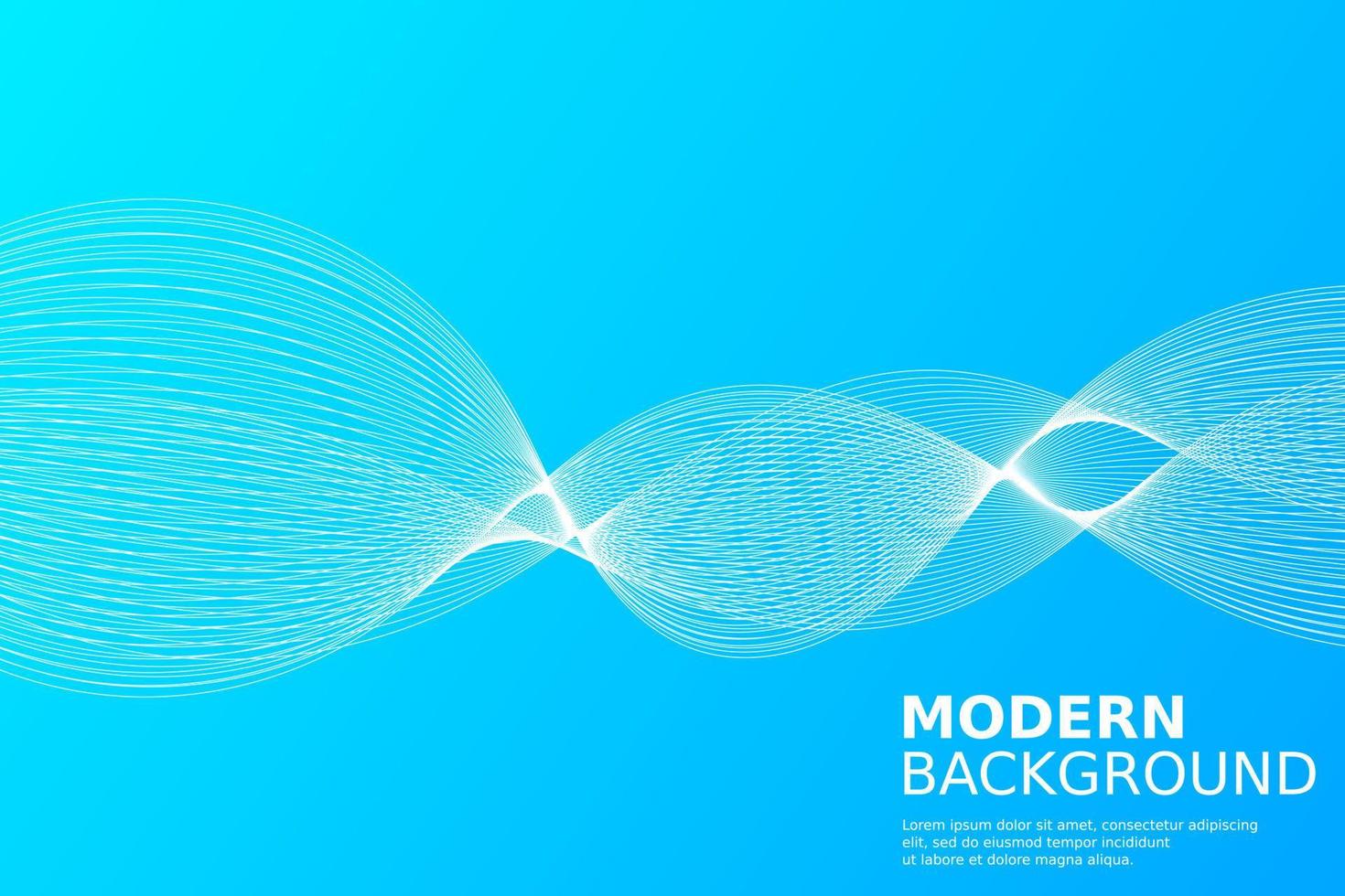 Abstract wave element for design. Digital frequency track equalizer vector